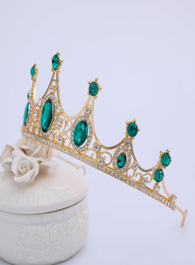 FORSEVEN Crystal Tiaras Birthday Crown for Women Wedding Rhinestones Princess Party Headbands Hair Accessories for Women Halloween Decorations Headband - Image 2